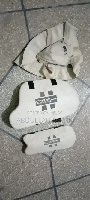 Hard Ball Cricket Kit with Helmet, Protective Gear Set