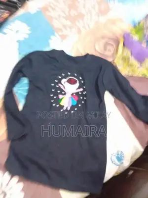 Handmade Embroidered Winter T-Shirt for 5-6 Year Old Children