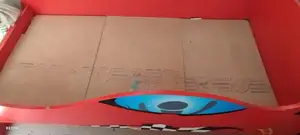 Kids Double Bed Frame - Sturdy Wood Bed for Children's Room