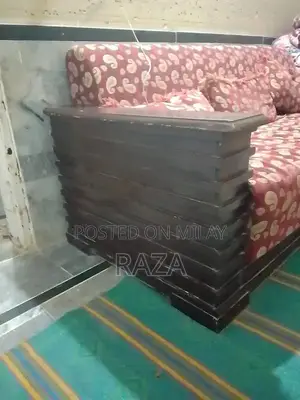 Comfortable Five Seater Thooth Wood Living Room Sofa