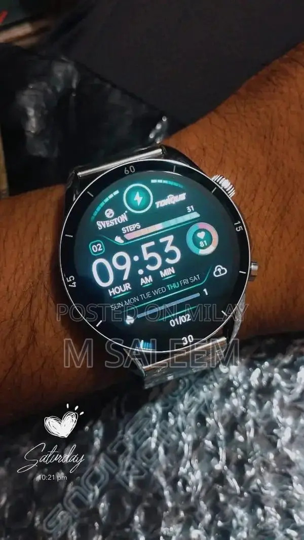 Sveston Torque Chain Smartwatch - Advanced Digital Wearable Technology