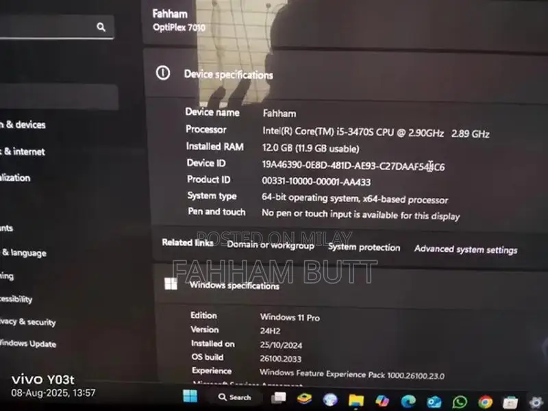 Gaming Desktop PC - i5 Processor, 12GB RAM, 4GB GPU