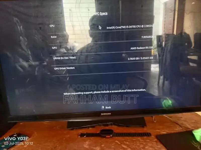 Gaming Desktop PC - i5 Processor, 12GB RAM, 4GB GPU