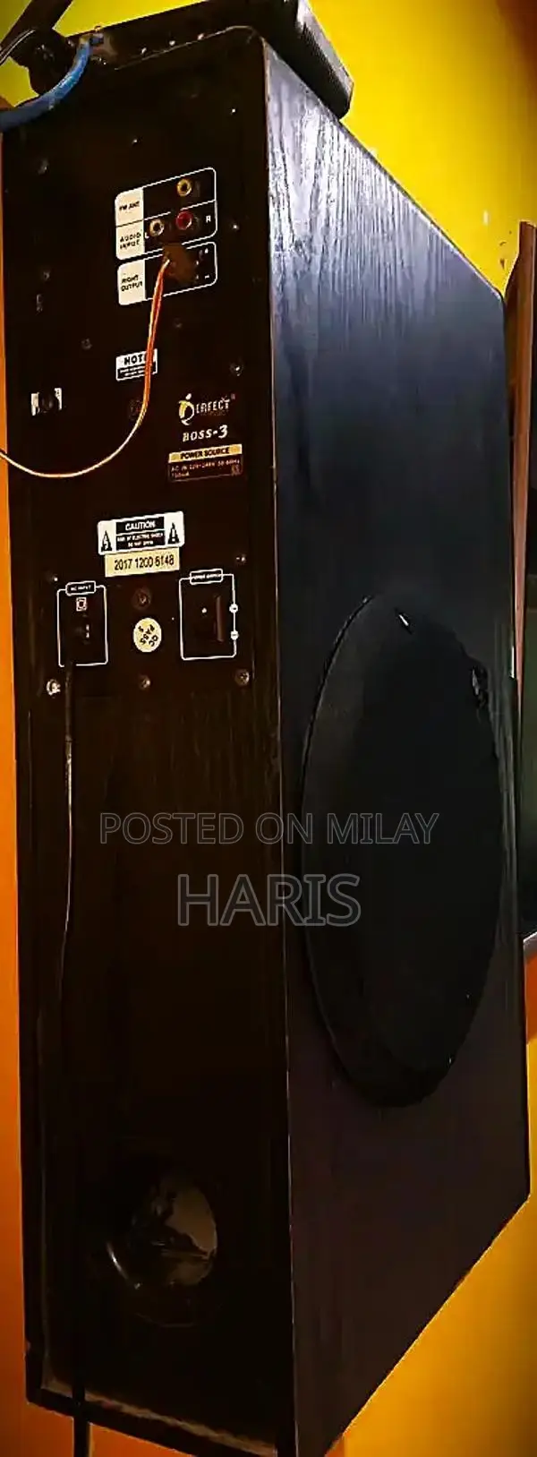 Boss3 Two-Way Speakers with Powerful Sound System