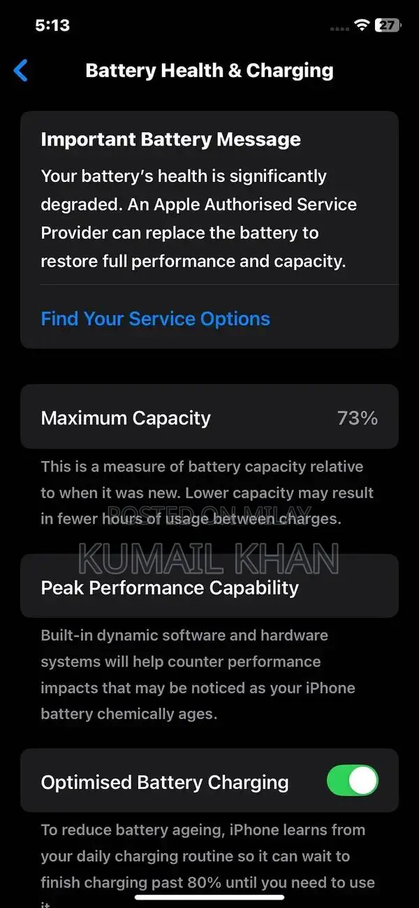 Apple iPhone 11 128GB Smartphone - Non PTA Variant