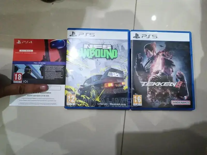 PlayStation 5 Game Collection - Hitman, Tekken 8, Need for Speed