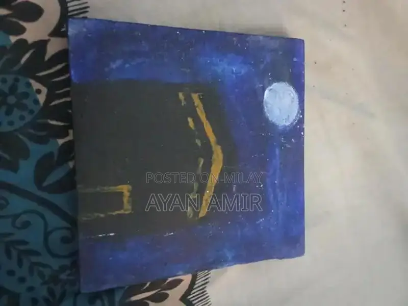 Kabah Religious Landscape Acrylic Canvas Painting