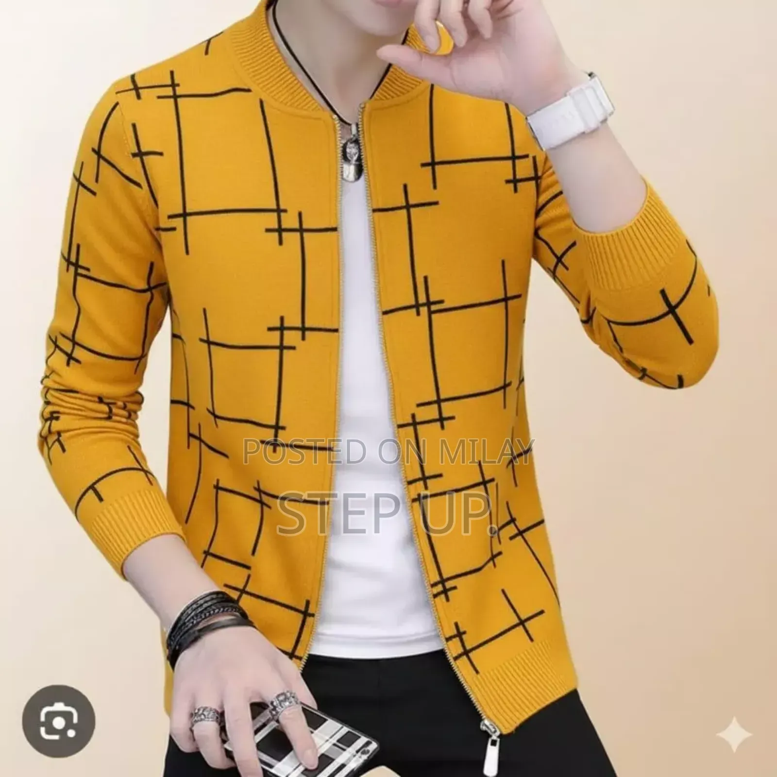Stylish Men's Fleece Jacket