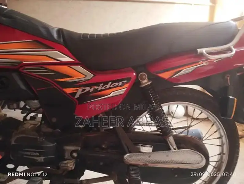 Honda Pridor 2022 Motorcycle - Pristine Condition