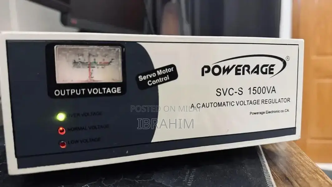 Powerage SVC-S 1500VA Servo Motor Voltage Stabilizer