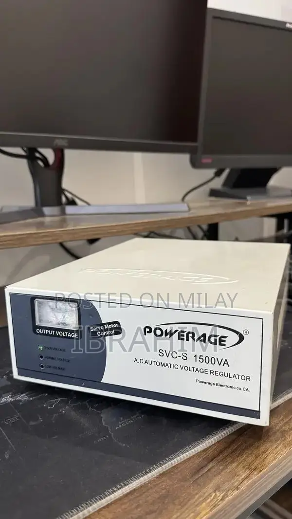 Powerage SVC-S 1500VA Servo Motor Voltage Stabilizer