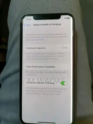 iPhone X 256GB White Smartphone with Screen Issue