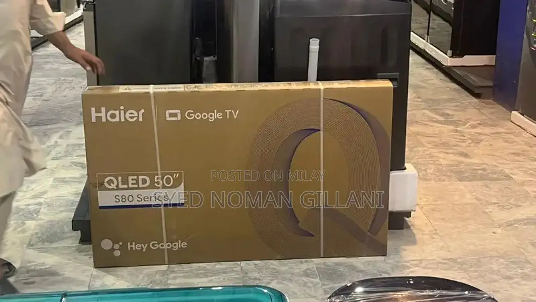 Haier 50-Inch QLED Smart LED TV - Like New Condition