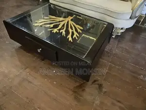 Dark Brown Central Table - Quality Furniture Piece