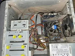 Complete Gaming PC Setup with Monitor and Peripherals