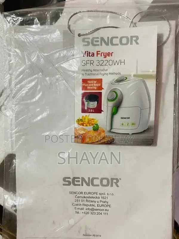 Sencor Vita Fryer - Healthy Air Fryer with Oil-Free Cooking