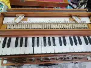Indian Harmonium with Double Reeds - Kolkata Crafted Musical Instrumen