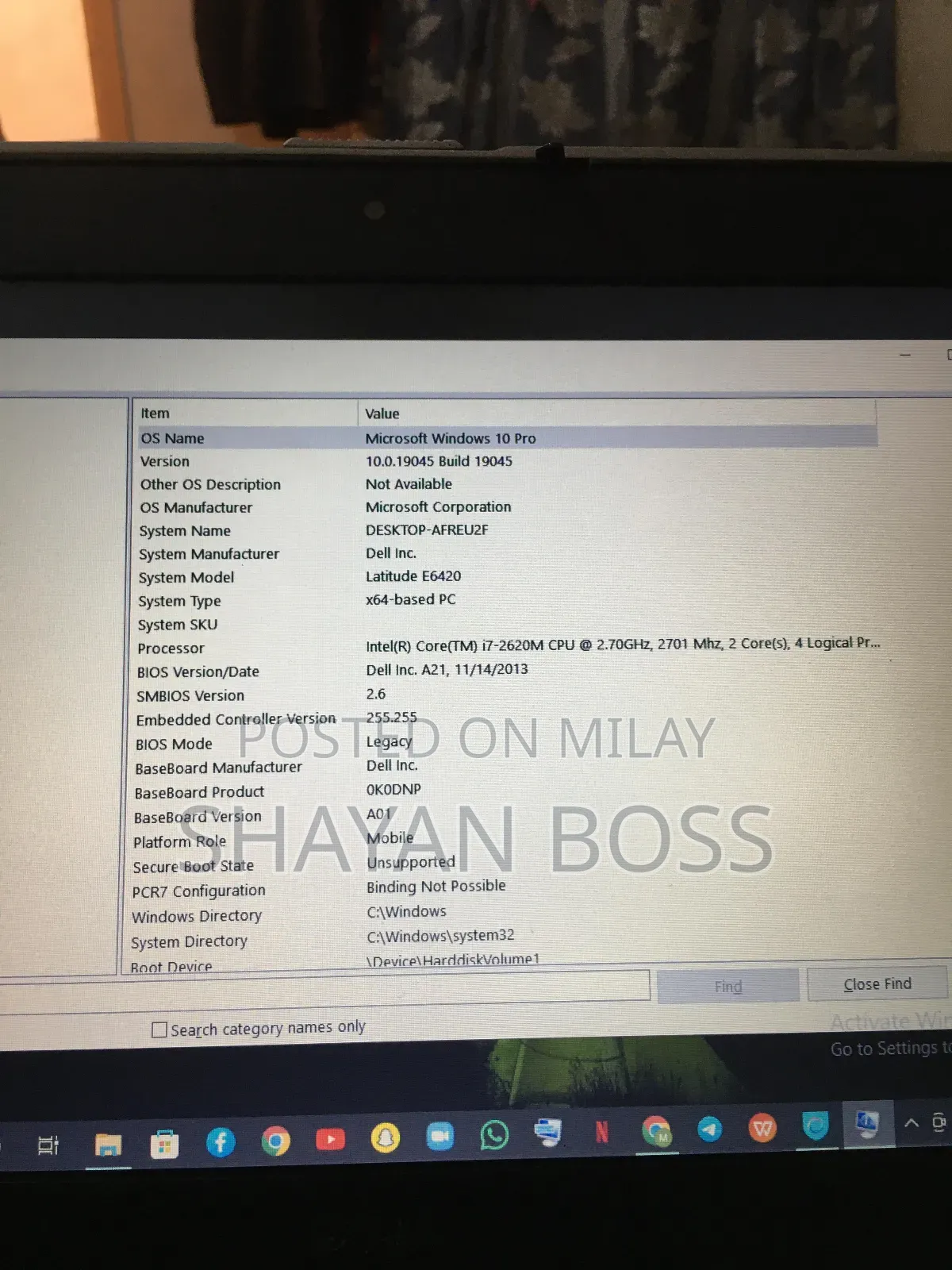 Laptop Dell Latitude E6420 4GB Intel Core I7 SSD 16 GB