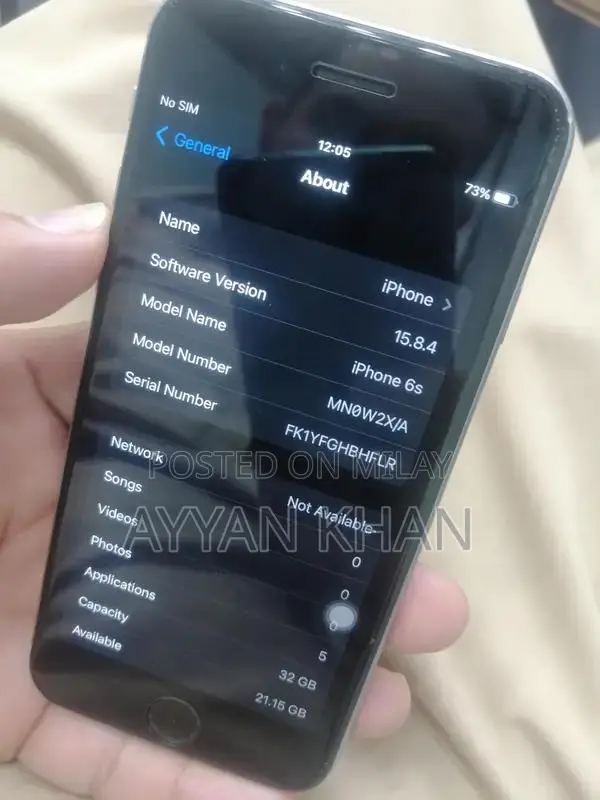 iPhone 6s 32GB Smartphone with iOS 15.8