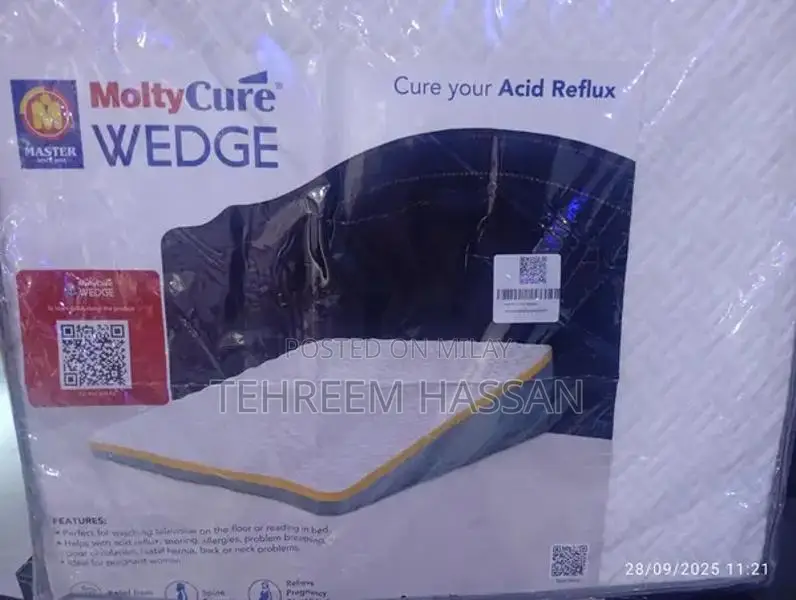 Molty Cure Wedge Pillow for Neck and Shoulder Support