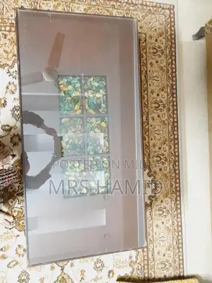 3-Piece Wooden and Glass Table Set with Small Side Tables