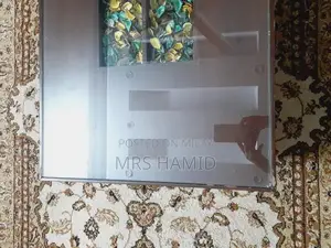 3-Piece Wooden and Glass Table Set with Small Side Tables