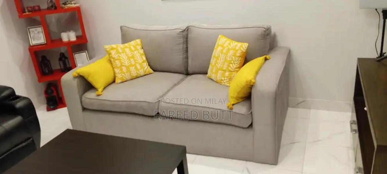 Custom American Style Light Grey 3-Piece Living Room Sofa Set
