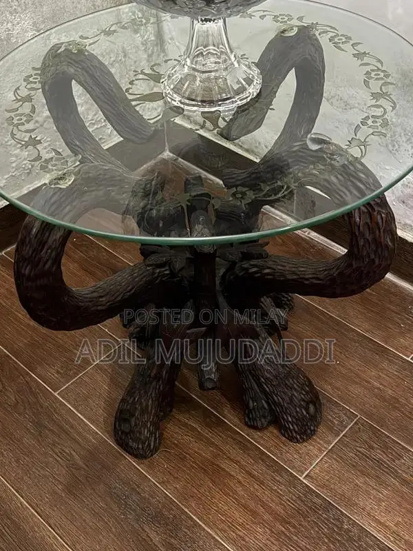 Stylish 3-Piece Solid Wood Center Table Set