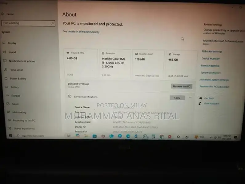 Dell Vostro 3558 Business Laptop - 15.6" Intel Core i5