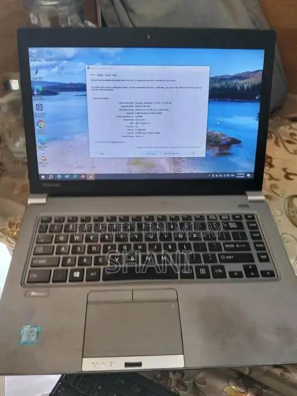 Toshiba Laptop with 8GB RAM and 500GB Storage
