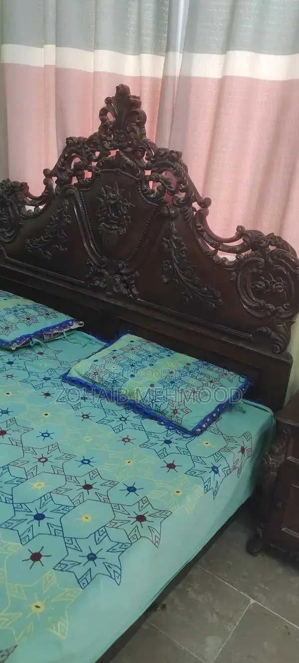 Full Bedroom Furniture Set with Almari and Dressing Table