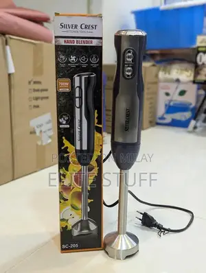 Photo - Silver Crest Hand Blender for Kitchen - 2 Speed Modes