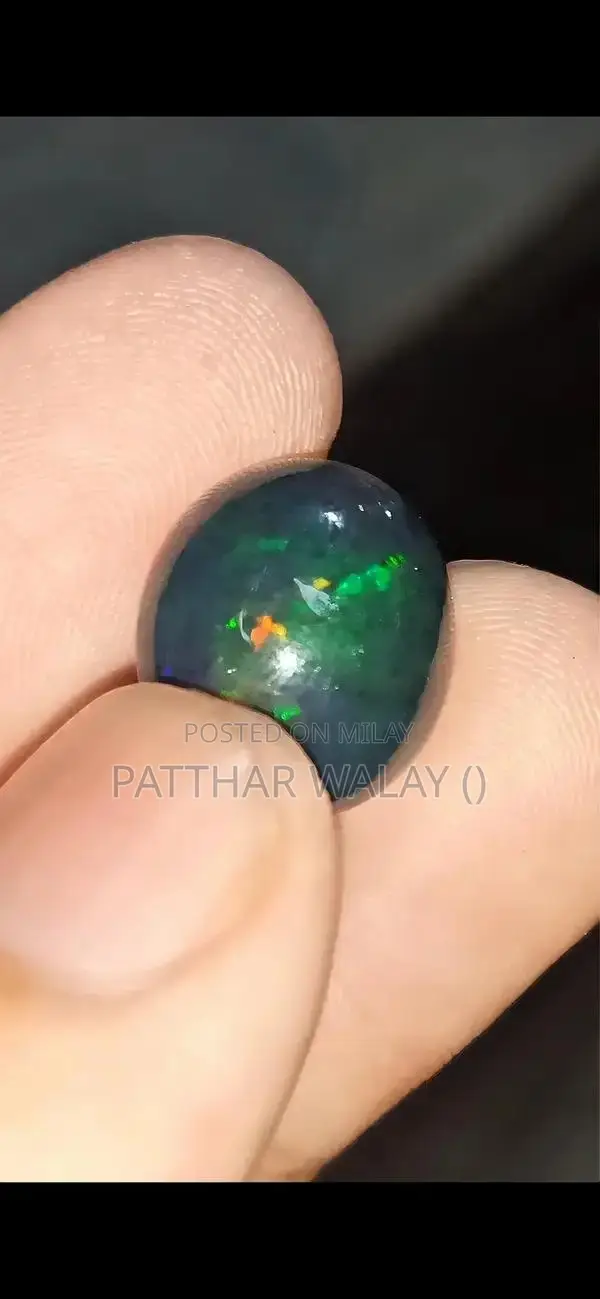 Natural Opal Stone - Multi-Color Fire Opal Gemstone