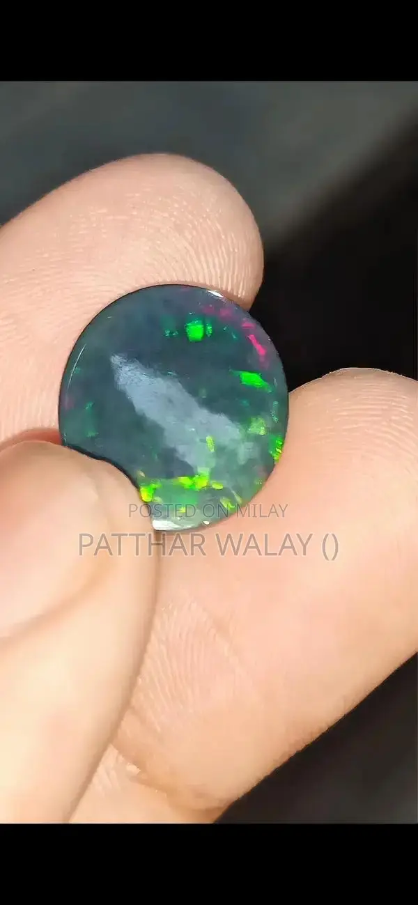 Natural Opal Stone - Multi-Color Fire Opal Gemstone
