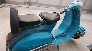 Vintage 1977 Blue Vespa Scooter - Classic Italian Design