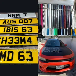 Photo - Car Wrap Number Plates