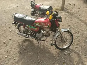 Classic Motorcycle with Genuine Parts