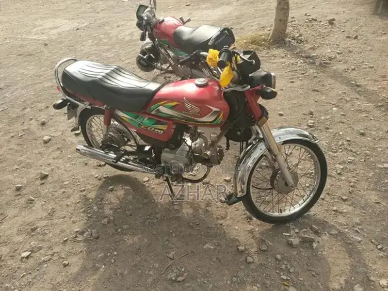 Classic Motorcycle with Genuine Parts