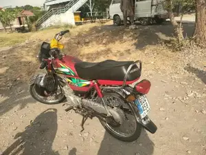 Classic Motorcycle with Genuine Parts