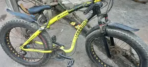 Fat Tire Mountain Bike with Suspension and Gearing