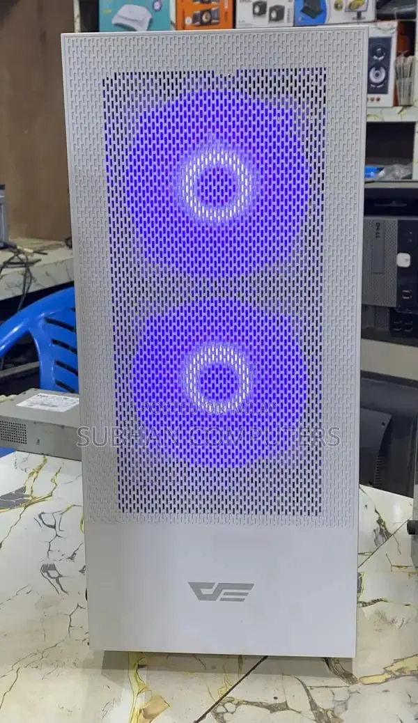 RGB Gaming PC Case with Tempered Glass Side Panel