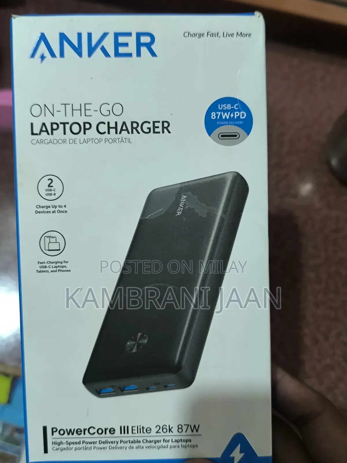 Anker Powercore Iii Elite 87w Anker Powercore Elite 25600 