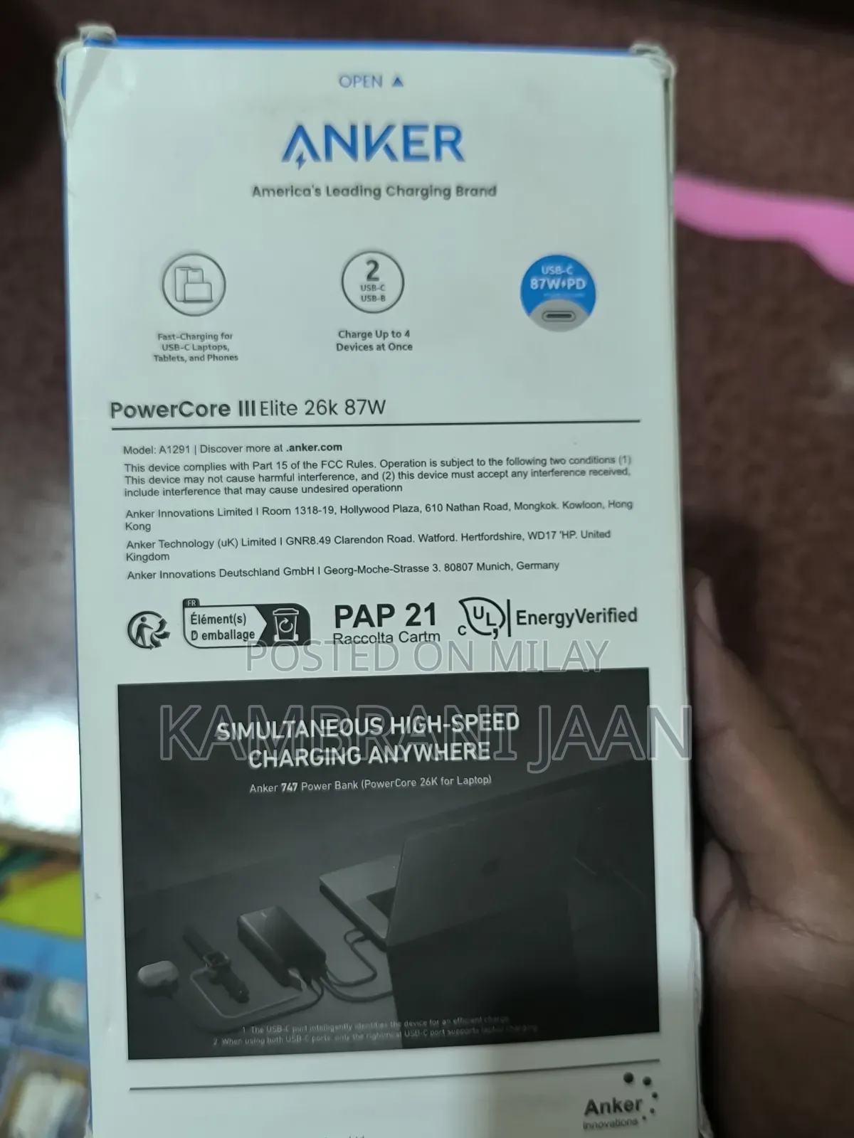 Anker Powercore Iii Elite 87w Anker Powercore Elite 25600 