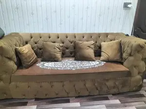 Custom 7-Seat Living Room Sofa Set in Excellent Condition