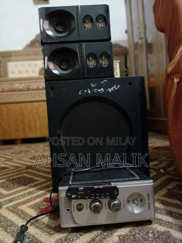 Panasonic Bass Speakers Sound System with Lighting