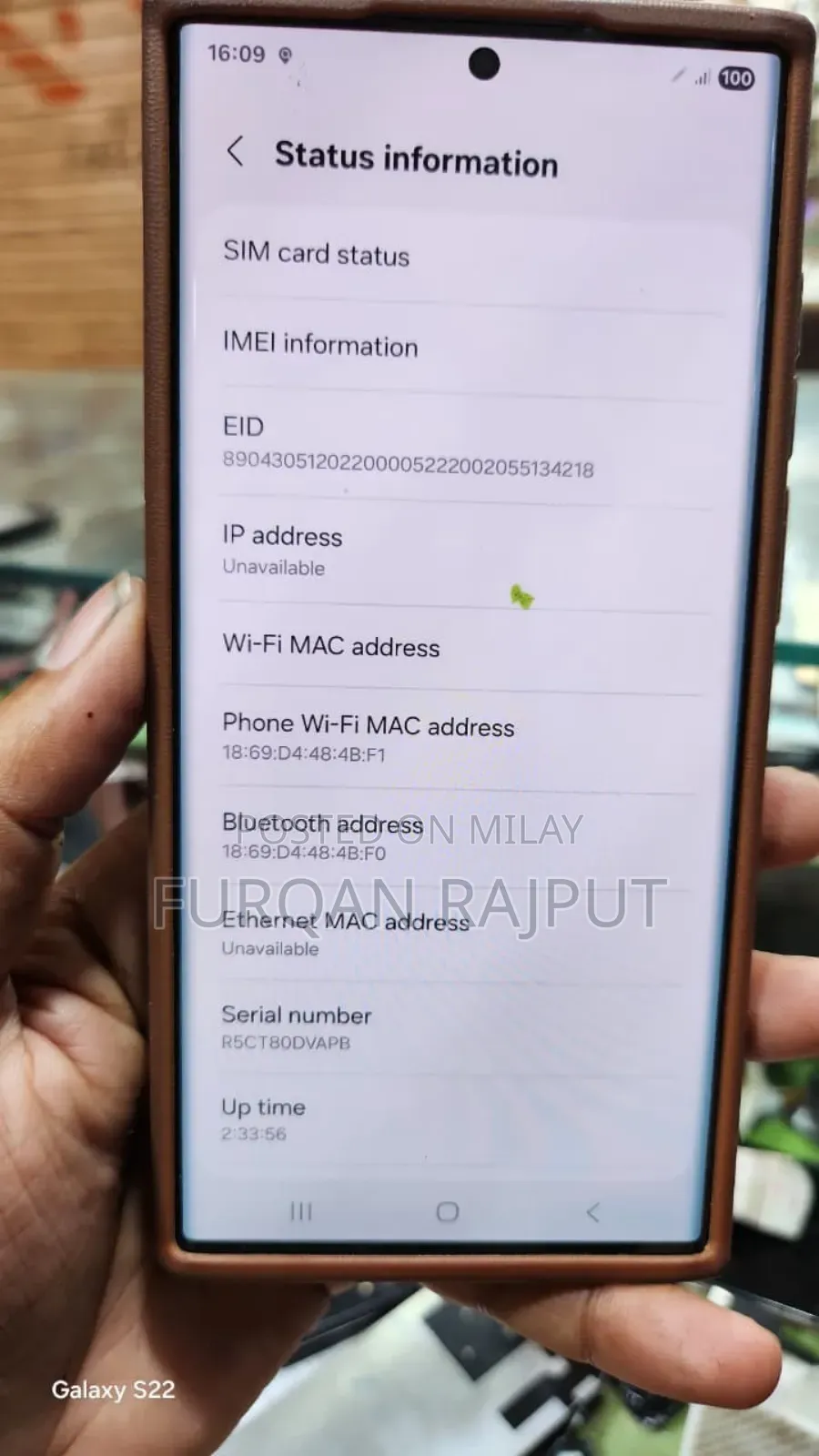 New Samsung Galaxy S22 Ultra 256 GB
