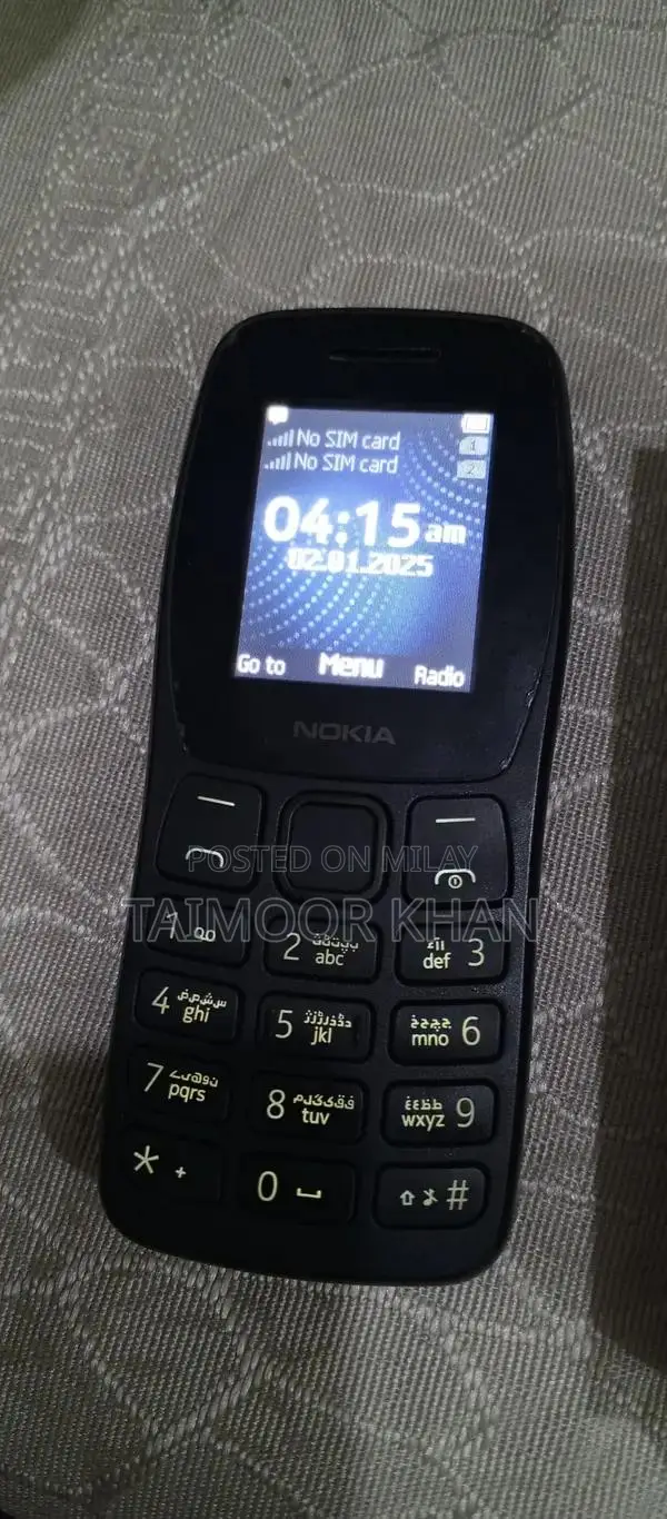 Classic Nokia Keypad Mobile Phone Single SIM