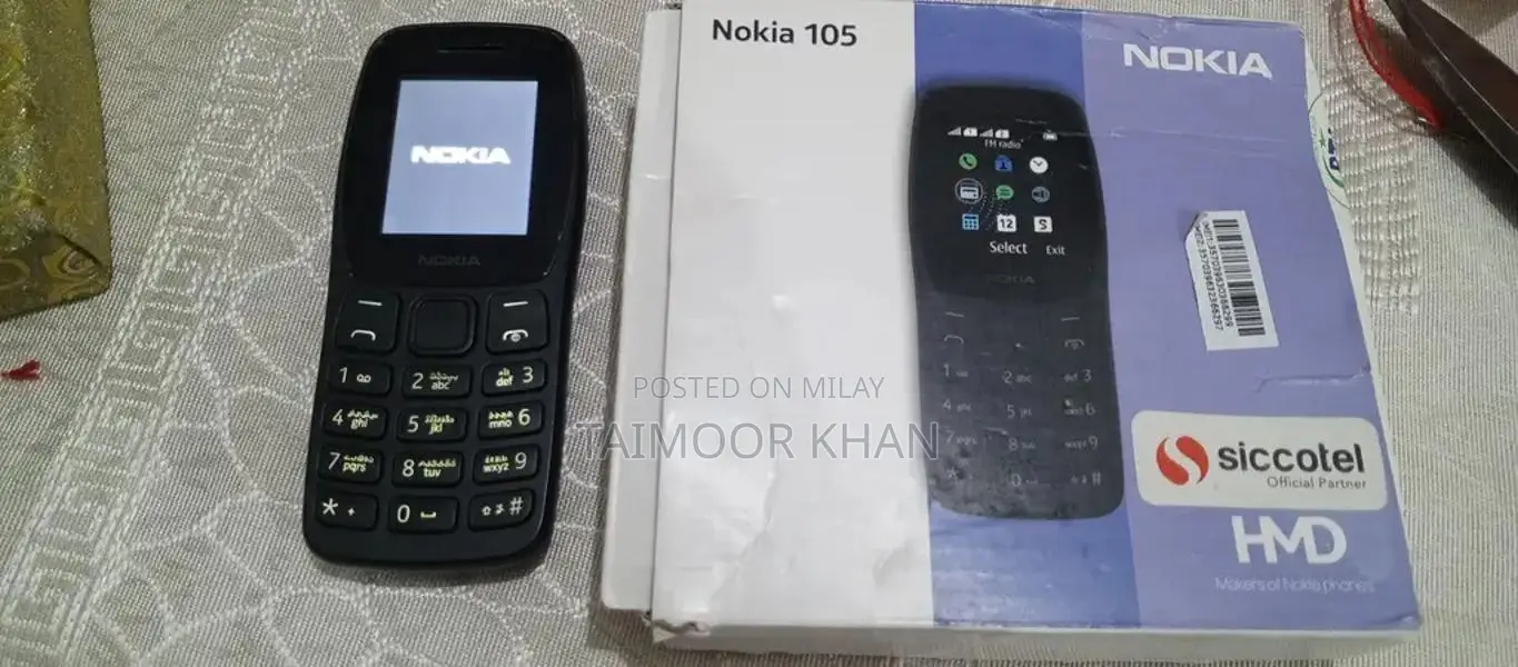 Classic Nokia Keypad Mobile Phone Single SIM