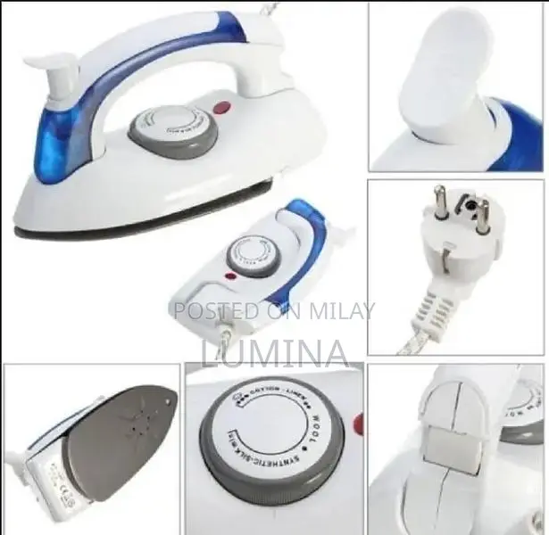 Portable Foldable Steam Iron - Compact Ceramic Design