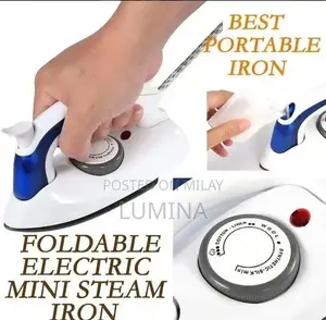 Portable Foldable Steam Iron - Compact Ceramic Design